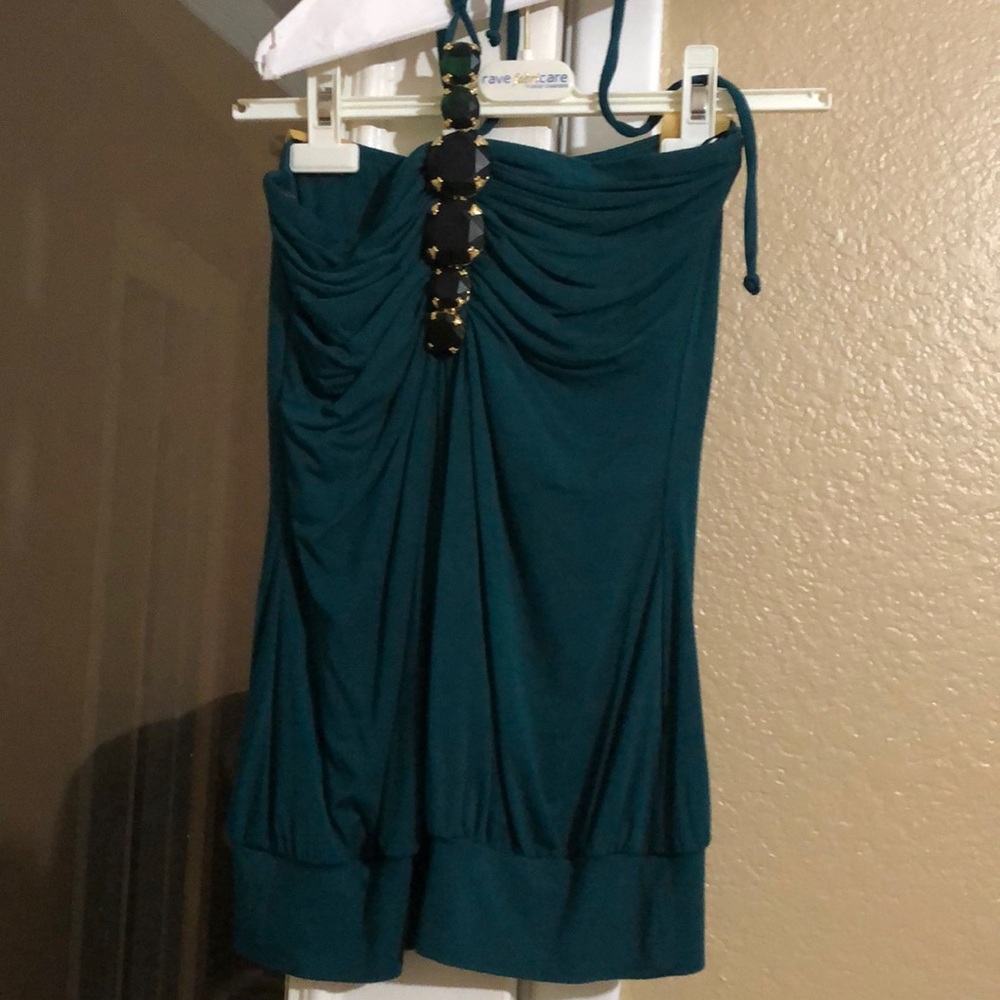 Sky Green halter top